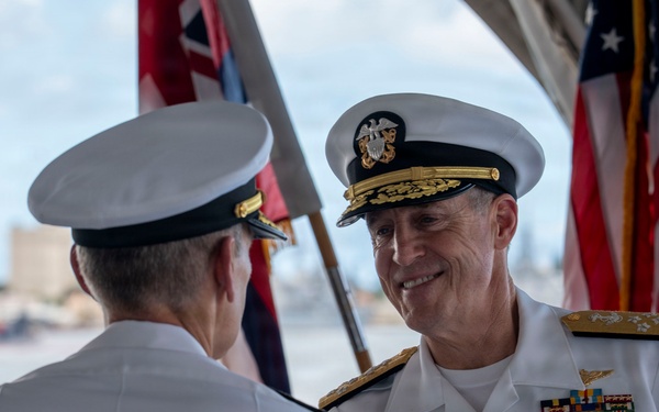 FIWCPAC Holds Change of Command Ceremony