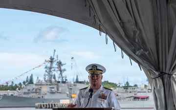 FIWCPAC Holds Change of Command Ceremony
