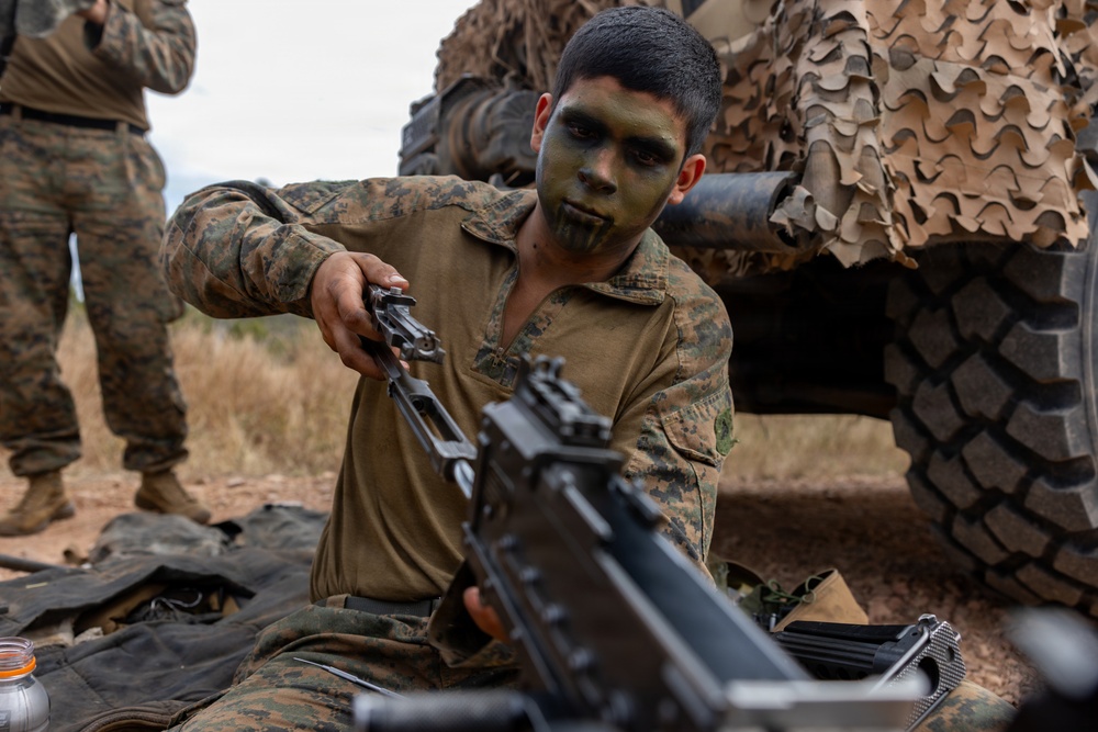 Southern Jackaroo 26: MRF-D Marines conduct reaction-to-contact live-fire range