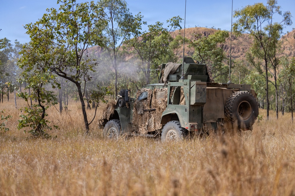 Southern Jackaroo 26: MRF-D Marines conduct reaction-to-contact live-fire range