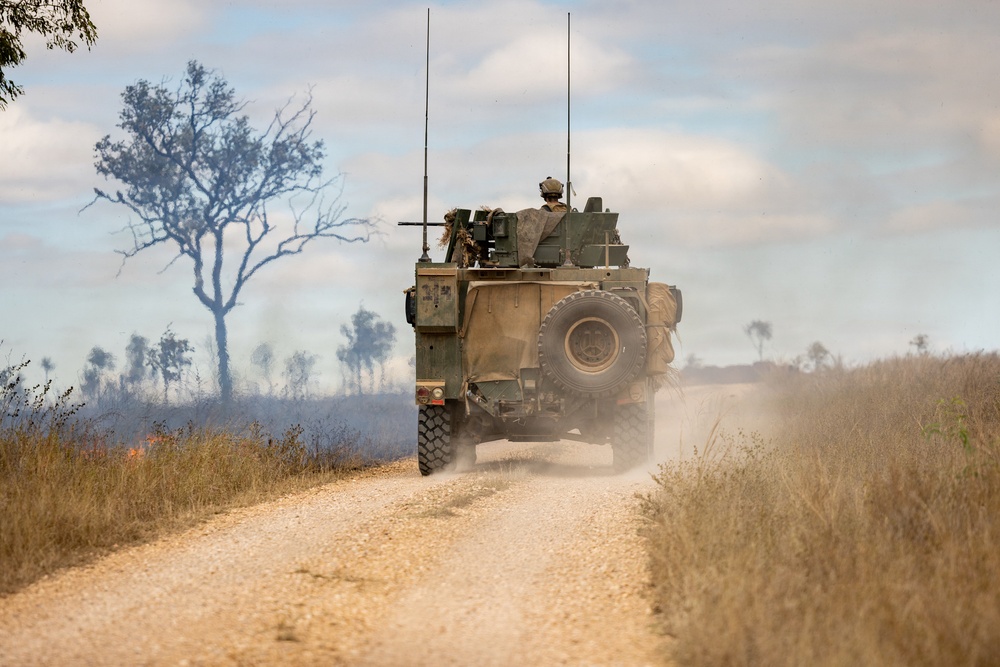 Southern Jackaroo 26: MRF-D Marines conduct reaction-to-contact live-fire range