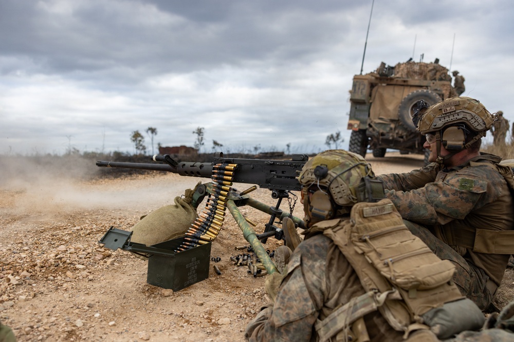 Southern Jackaroo 26: MRF-D Marines conduct reaction-to-contact live-fire range