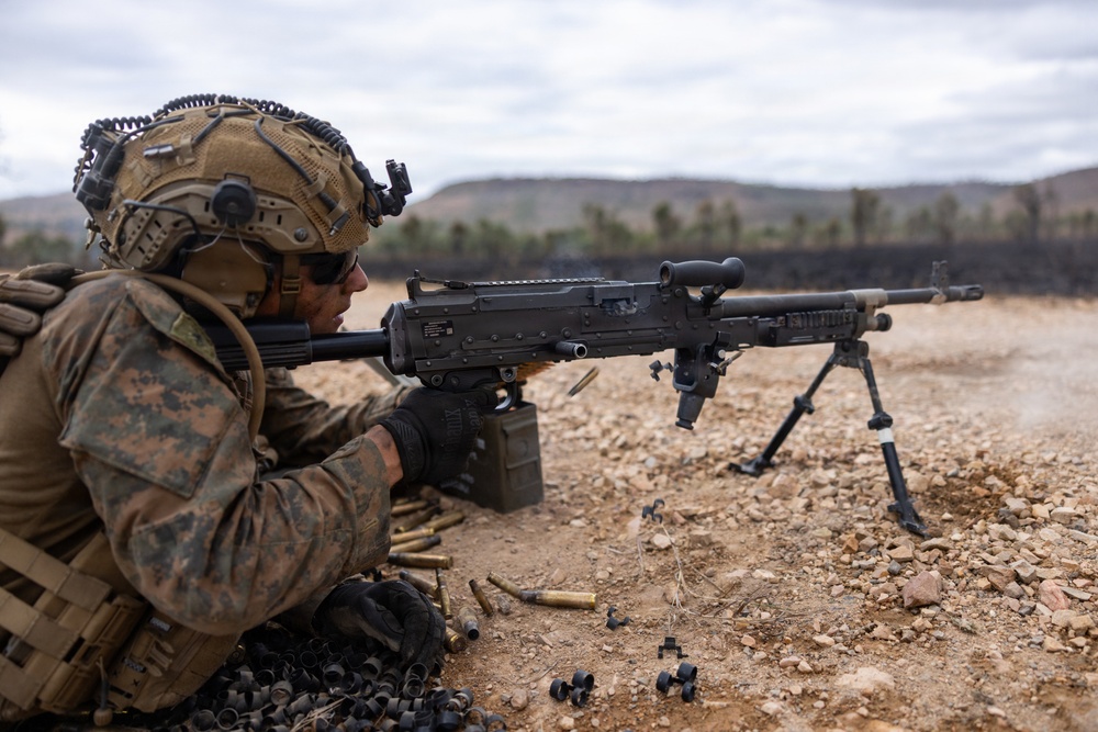 Southern Jackaroo 26: MRF-D Marines conduct reaction-to-contact live-fire range