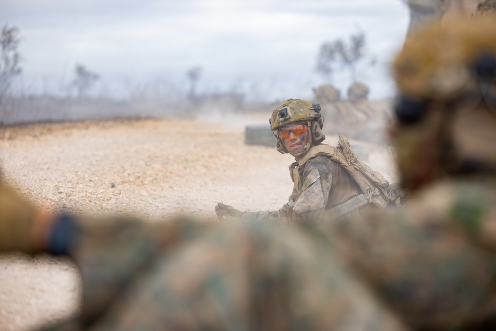Southern Jackaroo 26: MRF-D Marines conduct reaction-to-contact live-fire range