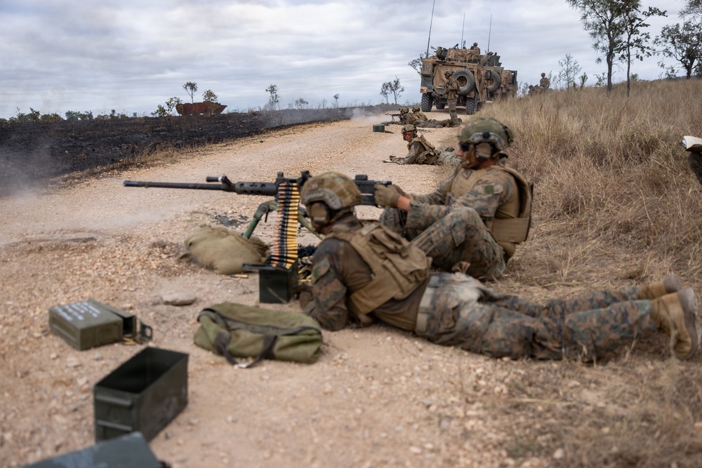 Southern Jackaroo 26: MRF-D Marines conduct reaction-to-contact live-fire range