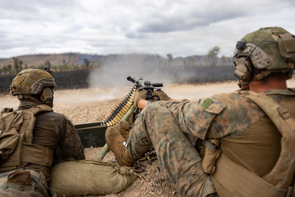 Southern Jackaroo 26: MRF-D Marines conduct reaction-to-contact live-fire range
