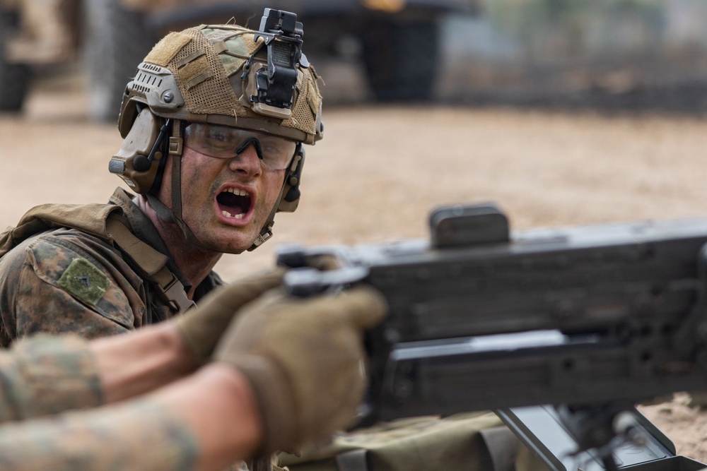 Southern Jackaroo 26: MRF-D Marines conduct reaction-to-contact live-fire range