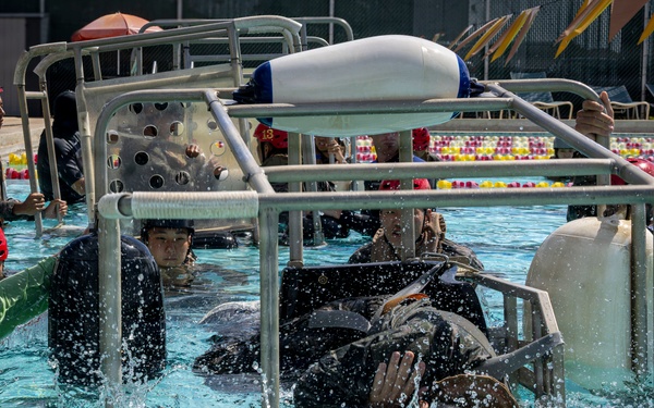 ROK, Mexican marines conduct shallow water egress training