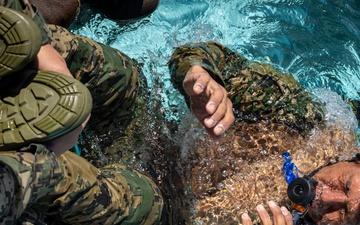 ROK, Mexican marines conduct shallow water egress training