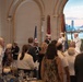 U.S. Navy Band Brass Quintet and Ceremonial Guard perform at New York Stock Exchange
