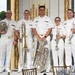 U.S. Navy Band Brass Quintet perform at New York Stock Exchange