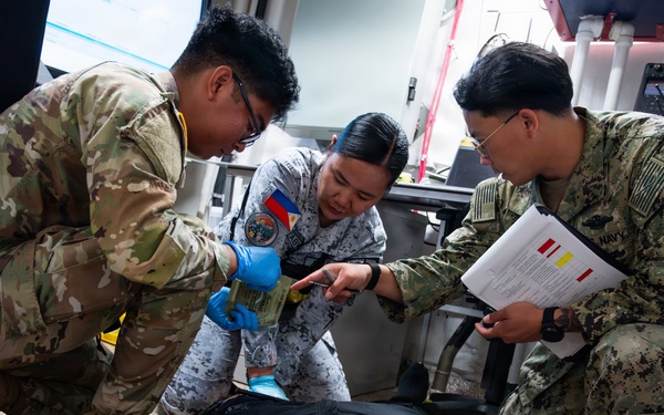 Partner nations participate in Tactical Combat Casualty Care training scenarios during RIMPAC 2026