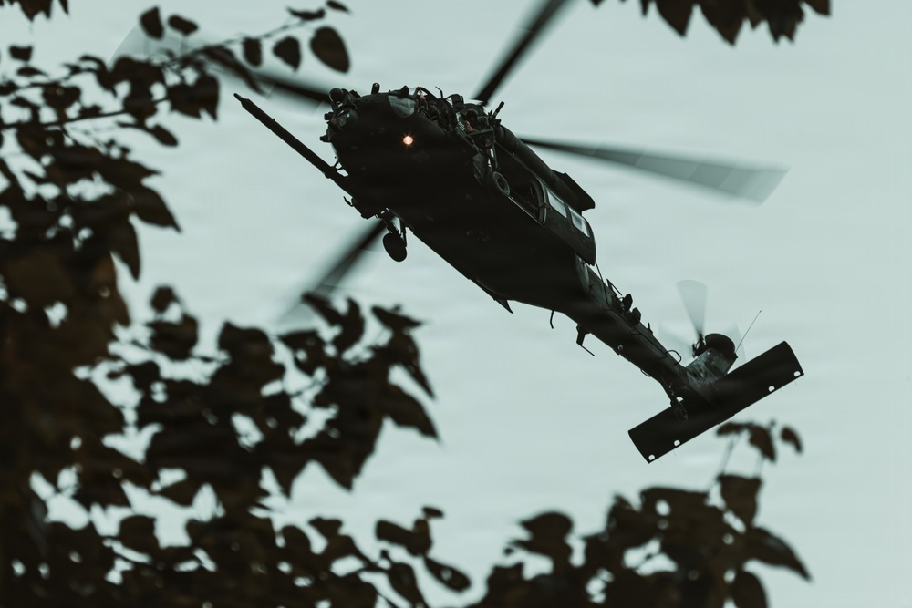 1st Special Forces Group (Airborne) Green Berets strengthen Helocast infiltration skills