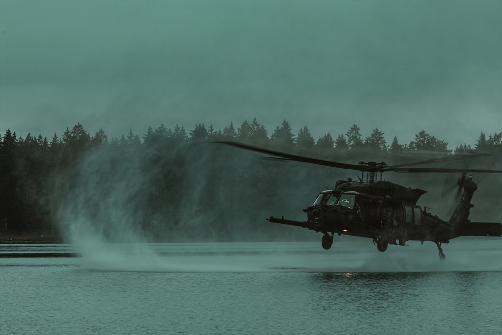 1st Special Forces Group (Airborne) Green Berets strengthen Helocast infiltration skills