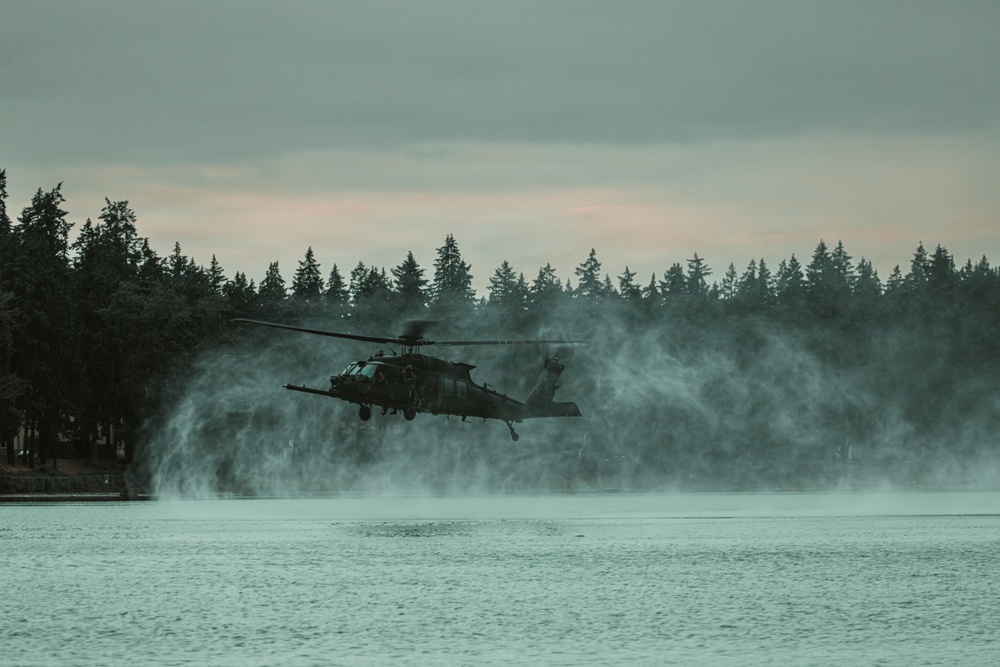 1st Special Forces Group (Airborne) Green Berets strengthen Helocast infiltration skills