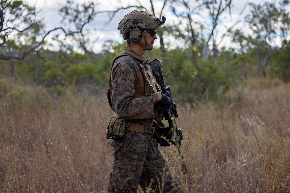 Southern Jackaroo 26: MRF-D Marines conduct platoon attack exercise