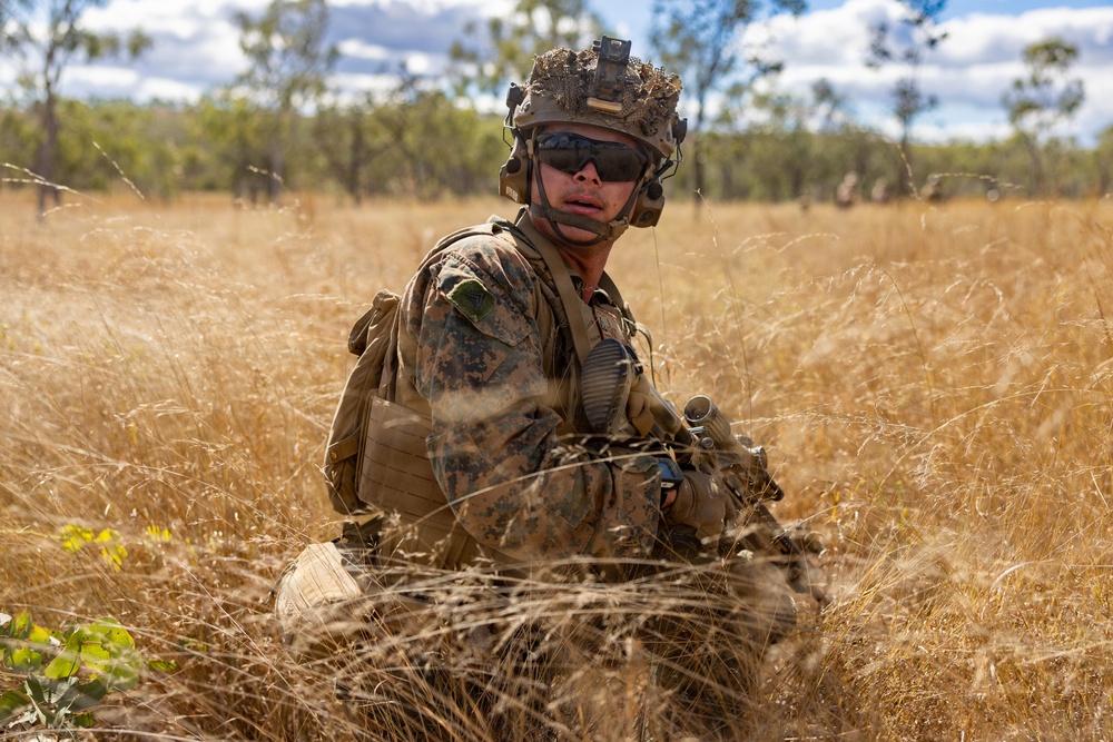 Southern Jackaroo 26: MRF-D Marines conduct platoon attack exercise