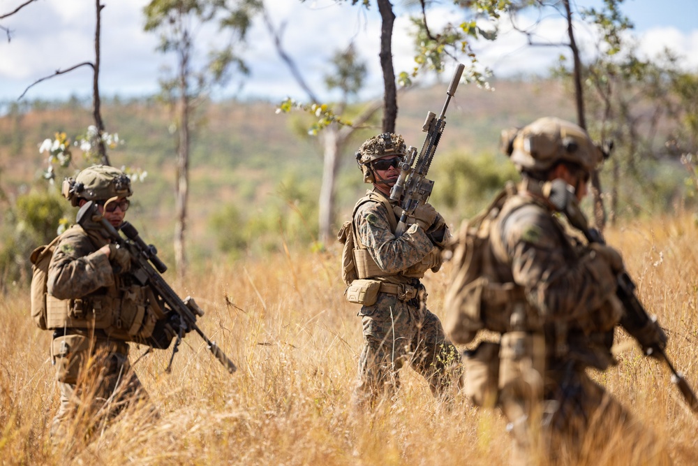 Southern Jackaroo 26: MRF-D Marines conduct platoon attack exercise