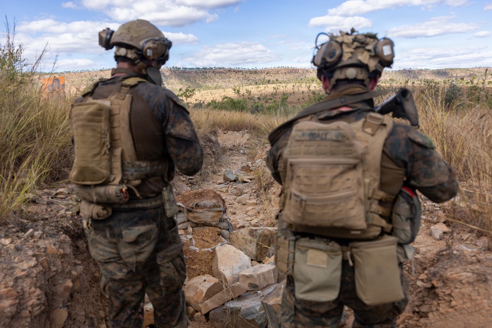 Southern Jackaroo 26: MRF-D Marines conduct platoon attack exercise