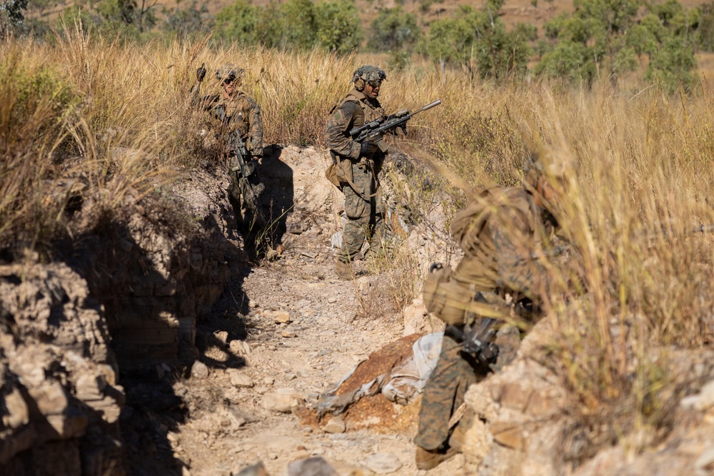 Southern Jackaroo 26: MRF-D Marines conduct platoon live-fire attack range