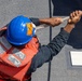 USS Mustin conducts boat operations