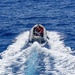USS Mustin conducts boat operations