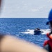 USS Mustin conducts boat operations