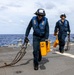 USS Mustin conducts flight operations