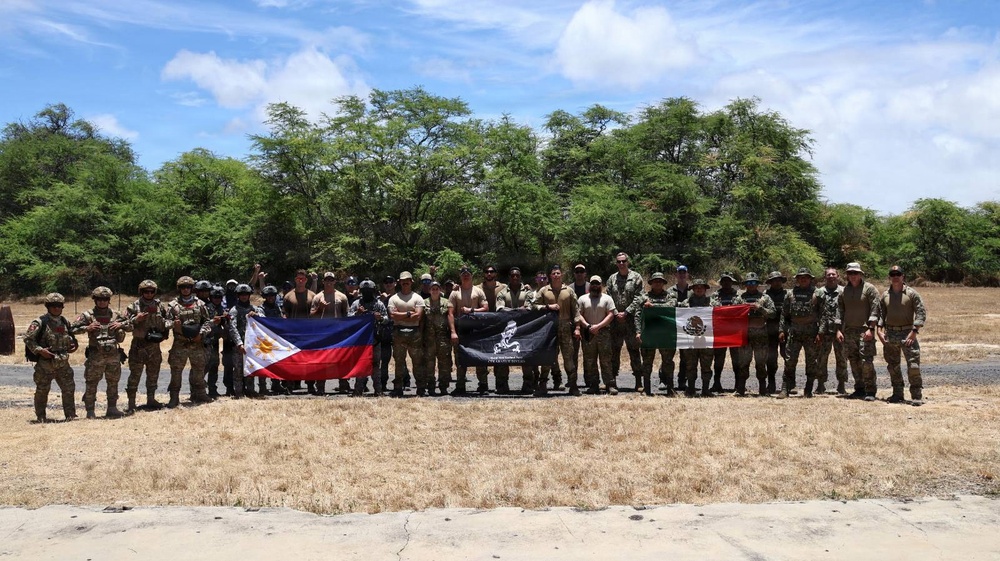 PCG, Partner Nation EOD Personnel Gather for RIMPAC 2026 Group Photo