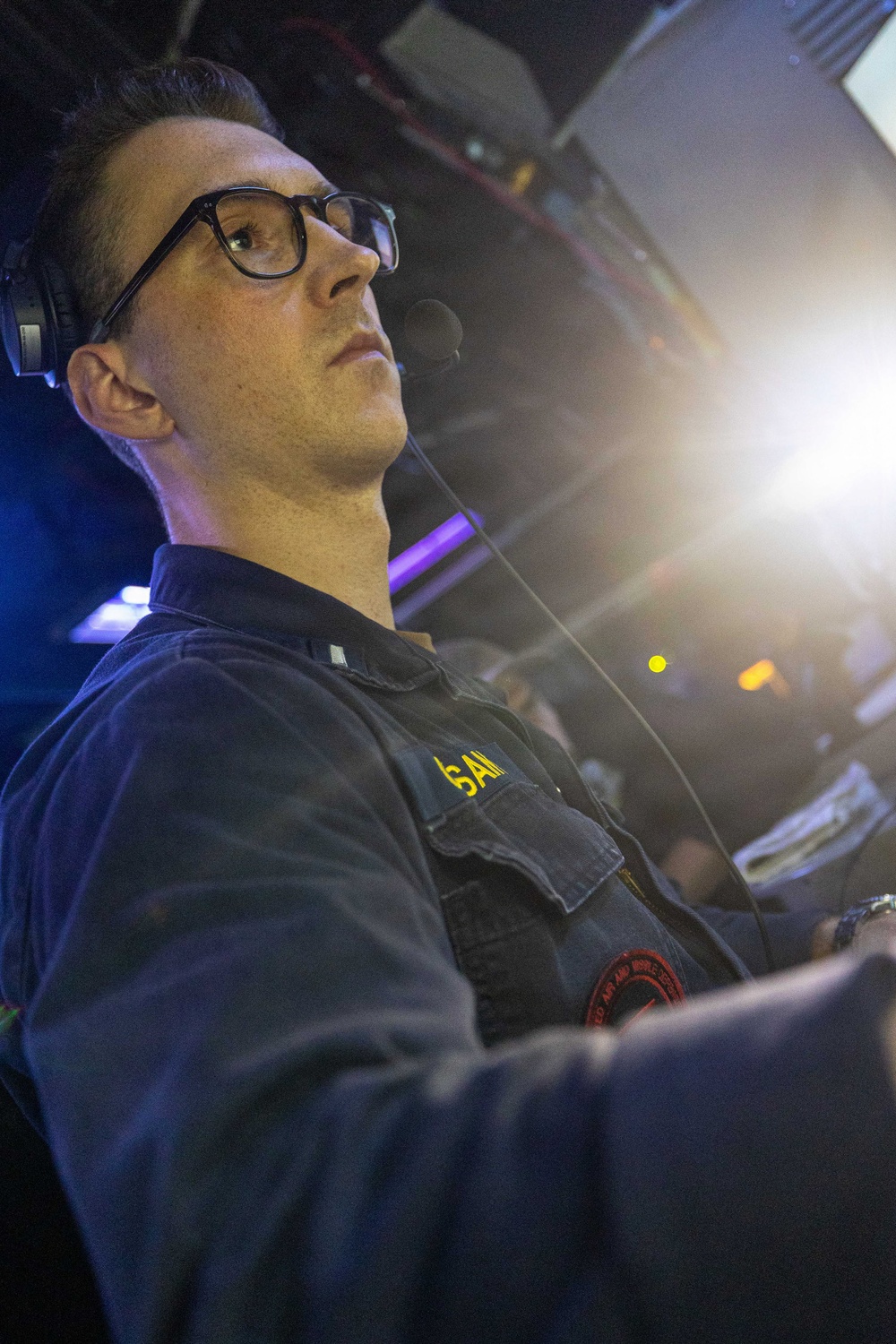 USS Mustin conducts a combat systems training team drill