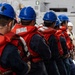USS Mustin conducts a replenishment-at-sea with USNS Wally Schirra