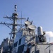 USS Mustin conducts a countermeasure washdown