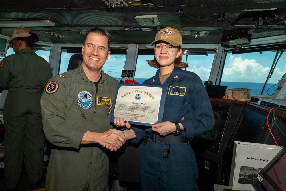 Denver Native Awarded 'Warfighter of the Week' on Board USS George Washington
