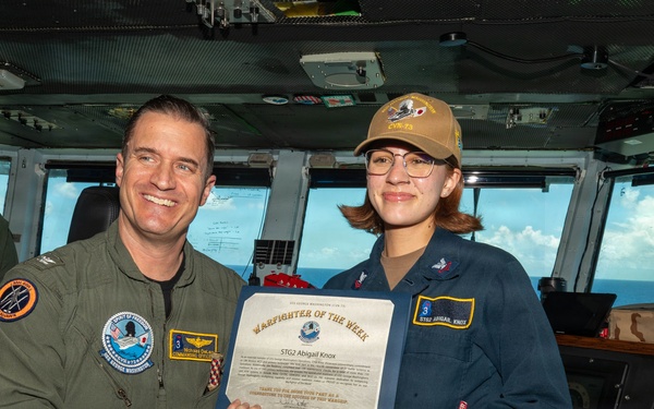 Denver Native Awarded 'Warfighter of the Week' on Board USS George Washington