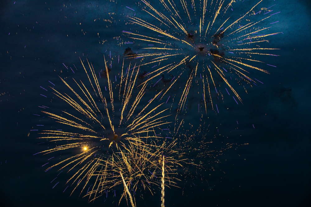 Freedom Fest 250 lights up the sky bringing a taste from home to Soldiers in Poland
