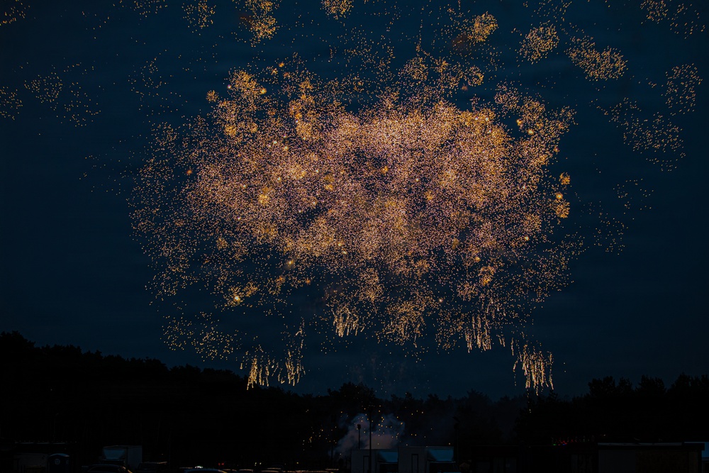 Freedom Fest 250 lights up the sky bringing a taste from home to Soldiers in Poland