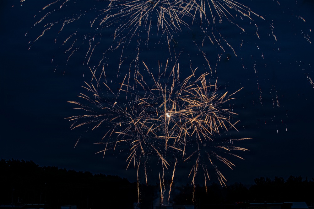 Freedom Fest 250 lights up the sky bringing a taste from home to Soldiers in Poland