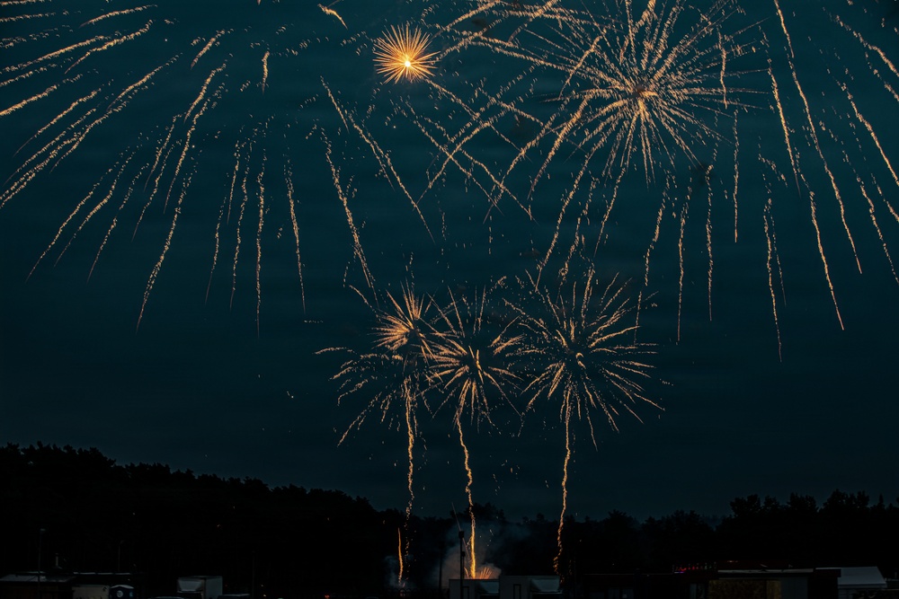 Freedom Fest 250 lights up the sky bringing a taste from home to Soldiers in Poland