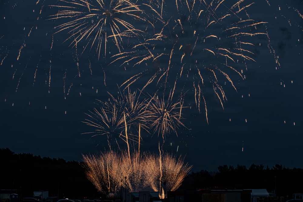 Freedom Fest 250 lights up the sky bringing a taste from home to Soldiers in Poland
