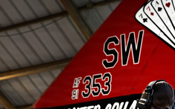 Aircrew chase the last light