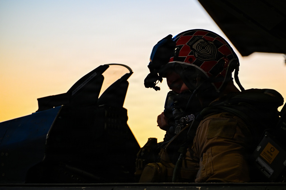 Aircrew chase the last light