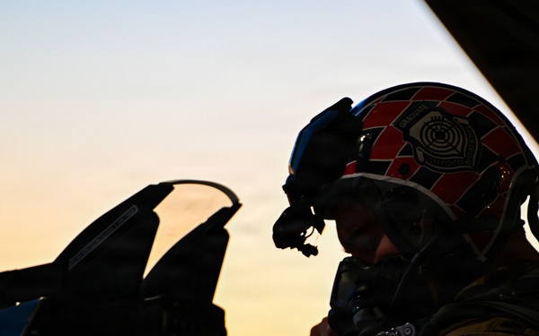 Aircrew chase the last light
