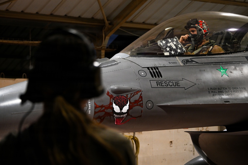 Aircrew chase the last light