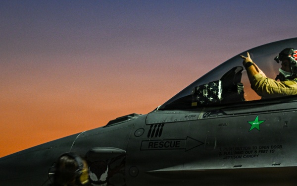 Aircrew chase the last light