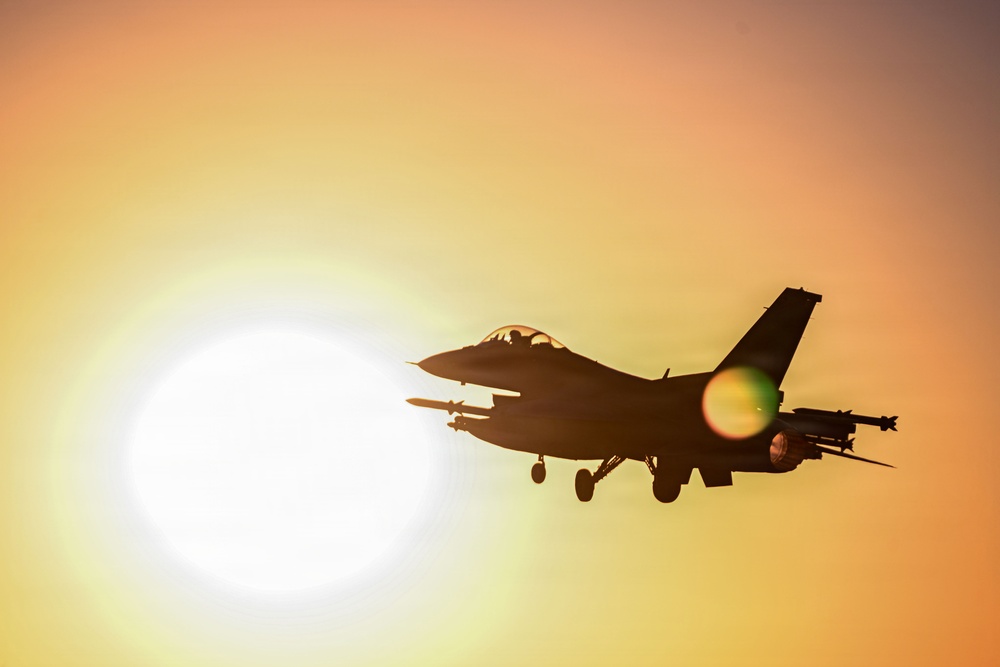 Aircrew chase the last light
