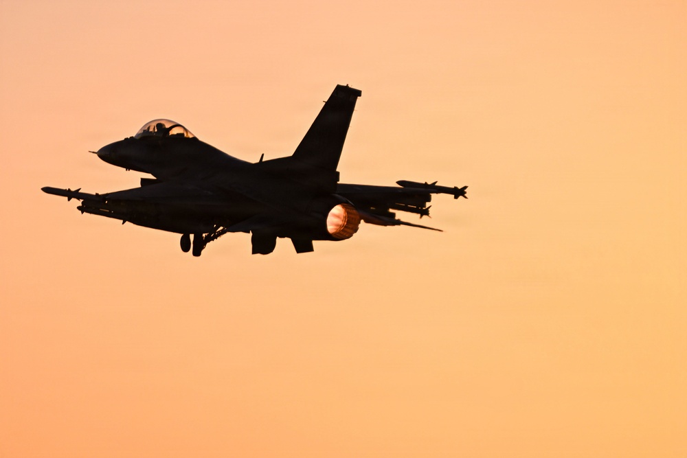 Aircrew chase the last light