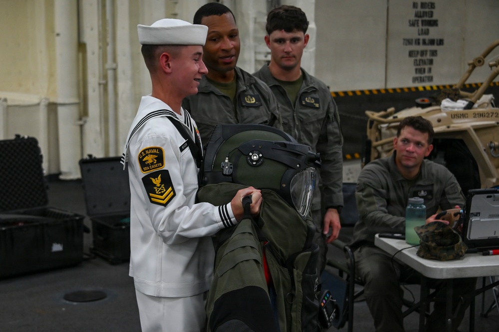 USS Arlington Welcomes Sea Cadets