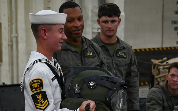 USS Arlington Welcomes Sea Cadets