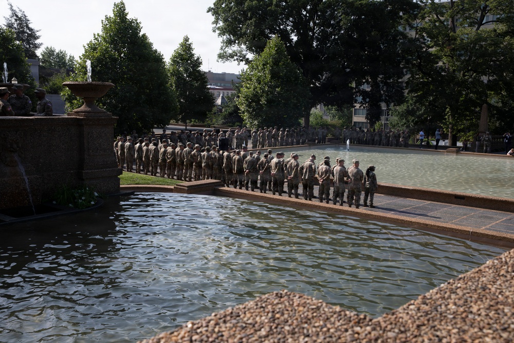 Secretary of War addresses JTF-DC Guardsmen