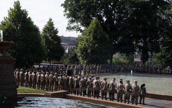 Secretary of War addresses JTF-DC Guardsmen